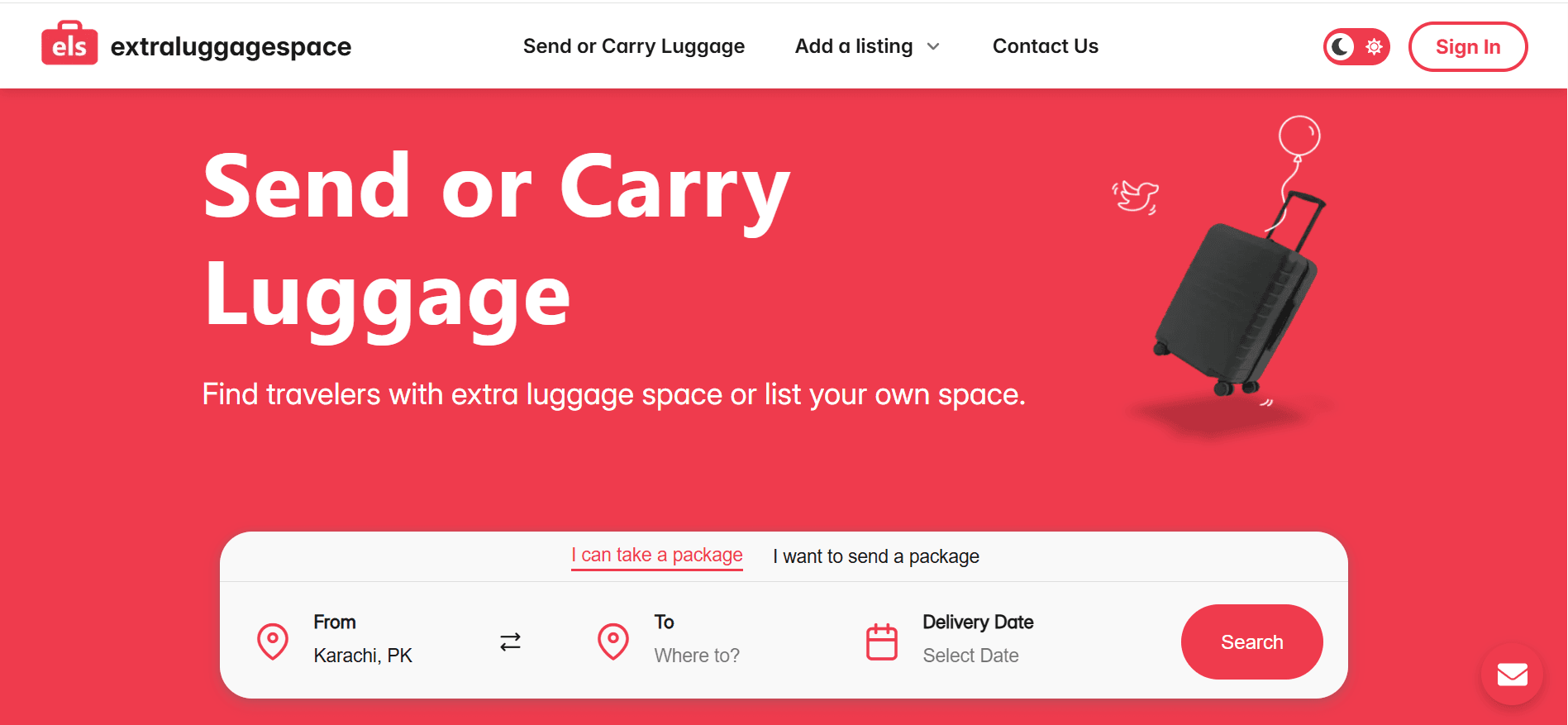 Extra Luggage Space